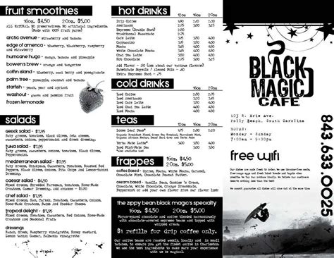 Black magic cafe follt beach